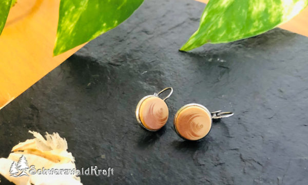 Ohrringe aus Holz Fichte